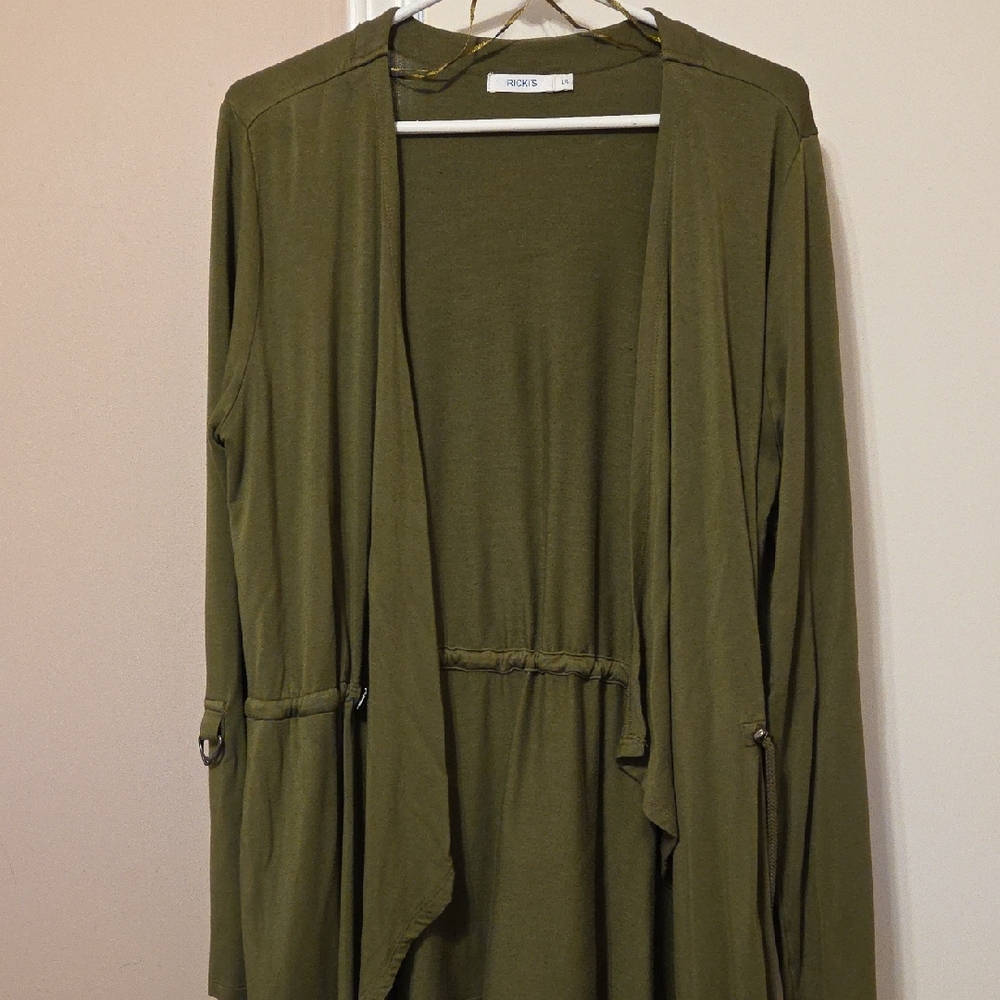 Ricki's Olive Green Cardigan